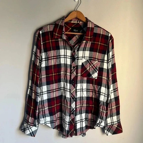 Rails Hunter Shirt Merlot Navy Gold - Picture 2 of 12